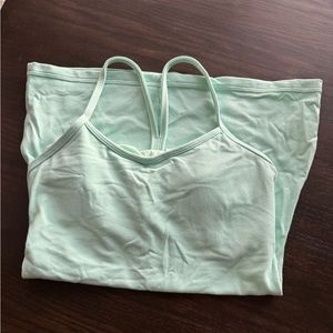 lululemon Power Y Tank in Mint